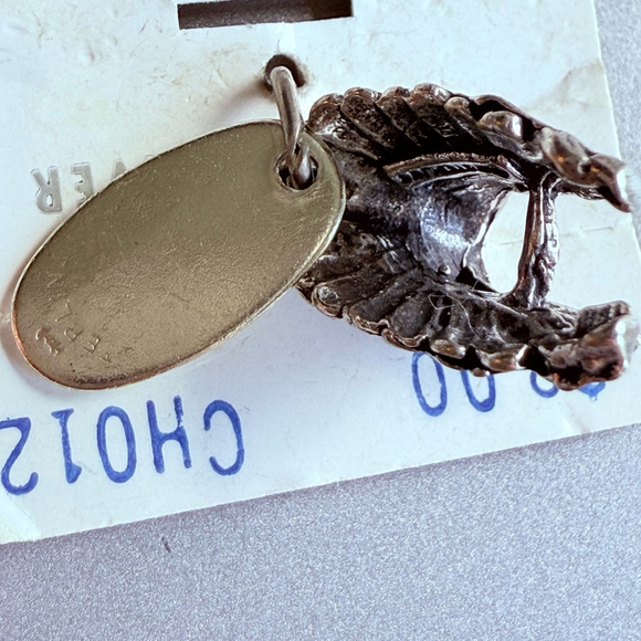 Sterling Silver 925 Native American Headdress Charm Maisel's Of Albuquerque VTG - Picture 4 of 6